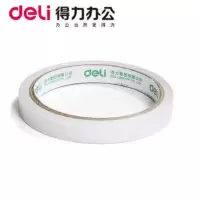 得力(deli)30405 双面胶带 棉纸两面胶带 高粘度透明双面胶纸 （一卷价）