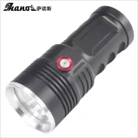 THANOS 手电筒 LED新款 P50小钢炮 强光手电 户外USB 充电 超亮铝合金 手电筒 CF9716 M