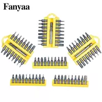 Fanyaa 带孔梅花内六角一字十字型螺丝 起子刀头 (C2171 17件批头组)