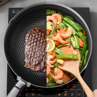 康巴赫(KBH) 不锈钢煎炒两用锅 蜂巢316L 30CM (第三代)