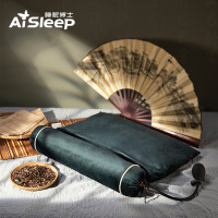 睡眠博士(AiSleep) 荞麦壳枕糖果枕圆柱凉低硬枕芯决明子枕芯颈椎枕头套装可调节高度可加热可组合枕头