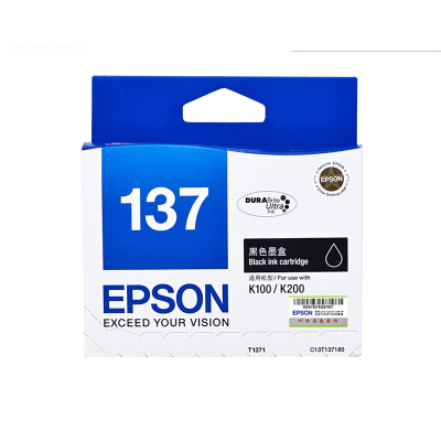 爱普生(EPSON) T1371黑色墨盒(单位:件)