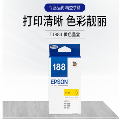 爱普生(EPSON)T1884黄色墨盒 约1100页 (单位:件)