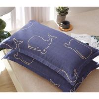 单只枕套 48cmX74cm 正面1棉 背面 聚酯纤维枕套