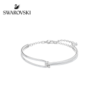 施华洛世奇扭结手镯(玫瑰金)