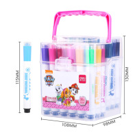 得力(deli) 70699 可水洗印章头学生水彩笔36色 儿童绘画笔 粉