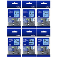 兄弟(brother) 原装标签机色带36、24、18、12、9、6mm标签色带标签带纸 6mm
