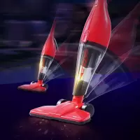 德尔玛手持推杆2合1吸尘器DX117C