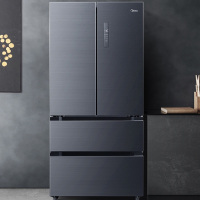 美的(Midea)508升多门对开冰箱一级能效双变频智能温湿精控家用电冰箱BCD-508WTPZM(E)