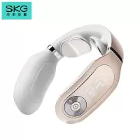 [精选]SKG 4098 PLUS 颈椎按摩器 液晶大屏操作 办公室护颈仪 热敷 充电便携
