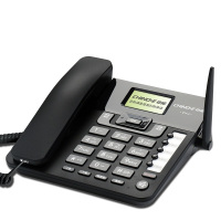 中诺无线插卡电话机RS 移动/联通固话坐机 C313-移动联通4G版 黑色