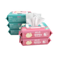 怡恩贝(ein.b)婴儿湿纸巾 护肤柔湿巾 80片*5包