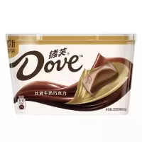 Zs-德芙Dove 巧克力分享碗装丝滑牛奶巧克力 14g*18条/盒 252g