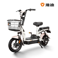 Yadea电动车铅酸小金果48V电瓶车踏板代步电动自行车(颜色随机发,可以联系客服备注颜色)