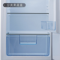 TCL 120升 节能养鲜家用 双门冰箱 小家用(珍珠白)BCD-120C