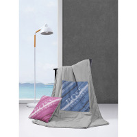 BOSS HUGO BOSS HBKD-002 HB FONT 靠垫被（钴蓝)