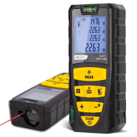 DELI得力手持激光测距仪60米距