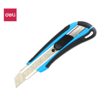 得力(deli) 大号美工刀自动锁定裁纸刀 2064 （5个起订不足数量不发货）