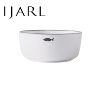 亿嘉IJARL 家用中式陶瓷餐具饭碗单个面碗汤碗大号吃饭商用沙拉碗阿米亚 7英寸汤碗 鱼