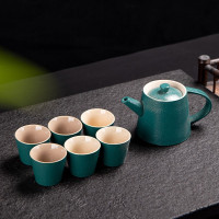 7头玛瑙 茶壶+茶杯(单位:套)