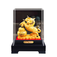 企业专享 中号绒沙金牛气冲天摆件*1(205*135*265mm) 起订量50