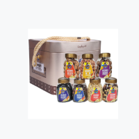 华巍1807g富贵双全(夏威夷果/碧根果/脱皮核桃仁/混合坚果/黑加仑葡萄干/紫衣腰果/伊朗椰枣)