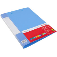 齐心(COMIX) AB600A-W办双夹A4文件夹 蓝色