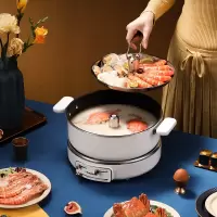 德国蓝宝 升降火锅 分体式电火锅 家用多功能锅料理锅 1800W 5L容量