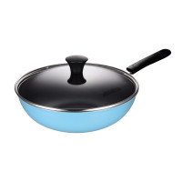 爱仕达(ASD) 雅逸新不粘炒锅 炒锅可视玻璃盖清新不粘涂层 30cm CL30Q2TG