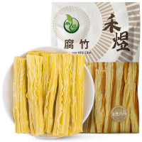 禾煜 福建福州原浆腐竹 黄豆制品 干豆腐皮 油豆皮干火锅凉拌 500g*5