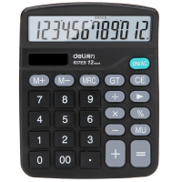 得力(deli)837ES 计算器 太阳能计算机12位