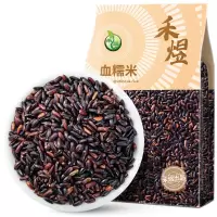 禾煜 血糯米1kg 黑糯米 紫糯米 五谷杂粮 粗粮 腊八粥料*5