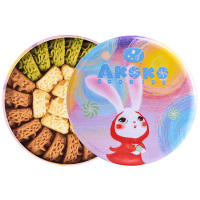 AKOKO 经典三味原味曲奇饼干组合 230g*2