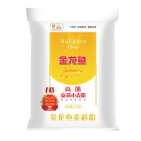 S- 金龙鱼 面粉 高筋面粉 高筋麦芯小麦粉5kg 包子馒头水饺 袋装面粉