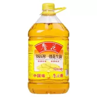 鲁花 食用油 压榨一级 花生油 5L