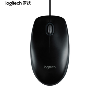 鼠标 罗技M100R有线 黑色