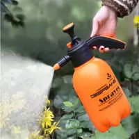 消毒喷壶酒精气压式浇花洒水壶 2L橙色喷壶 单位:个