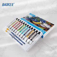 宝克(baoke) WP801#12色 丙稀画颜料涂鸦12ml 12支/套 单套价