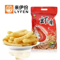 来伊份 虾条 膨化食品薯条办公司休闲零食超大包美味小吃188g/袋