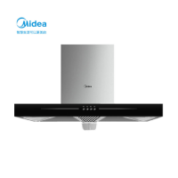 美的(Midea)CXW-220-T33油烟机 17爆炒大吸力 欧式抽油烟机 黑晶面板 家用吸油烟机