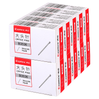 齐心(COMIX)B3536 强力大头针 镀镍大头针 10盒装