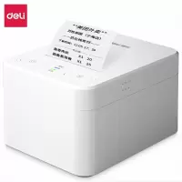 得力(deli)DL-582Y 标签机/条码打印机 外卖打印机 美团饿了么小票 外卖语音云打印