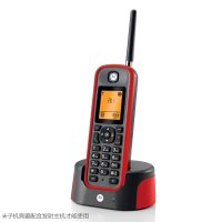 摩托罗拉(MOTOROLA) O201HC电话机 子机 远距离数字无绳电话机子机 中英文扩展机 红色