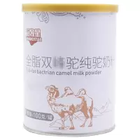 冠牧星(VANMOSTAR)新疆伊犁原产全脂双驼峰纯骆驼奶粉无糖尿三高人群中老年100克罐装
