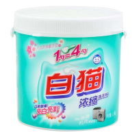 白猫 1800g 新浓缩洗衣粉(丹麦进口生物酵素) 单桶价