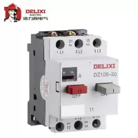 德力西 电动机断路器 DZ108-20/11 6.3A DZ108206P311