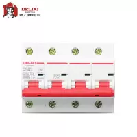 德力西 标准断路器 DZ47-125 4P li(D) 100A DZ471254D100