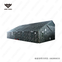 军燚 96型通用指挥棉帐篷加厚大型施工帐篷野外救灾防雨帐篷