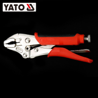 易尔拓 大力钳 塑柄圆口大力钳140mm YT-2151