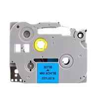 格之格ND-BR TZE-521P 带芯片适用兄弟PT-E115标签打印机色带 9mm*8m 蓝底黑字 (单位:件)
